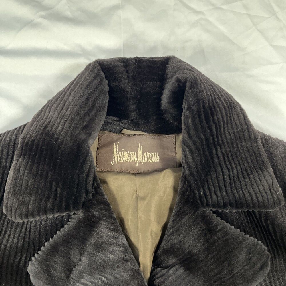 Neiman Marcus Exclusive Michael Kors Velvet Blazer Coat Brown/chocolate Sz US 8 - Picture 3 of 16